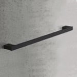 Gedy 5421-60-M4 Towel Bar, Square, 24 Inch, Matte Black